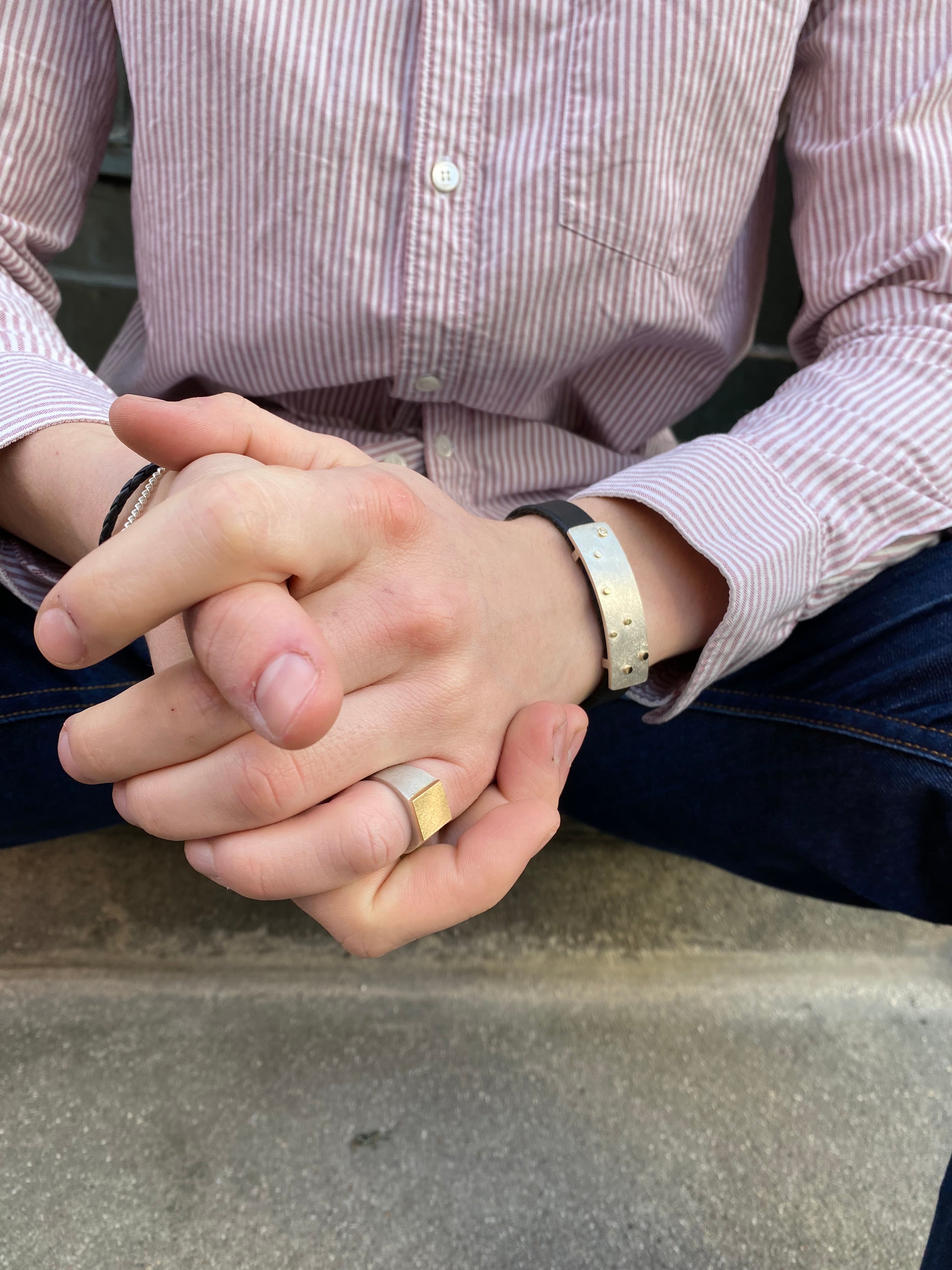 Firkantet signetring