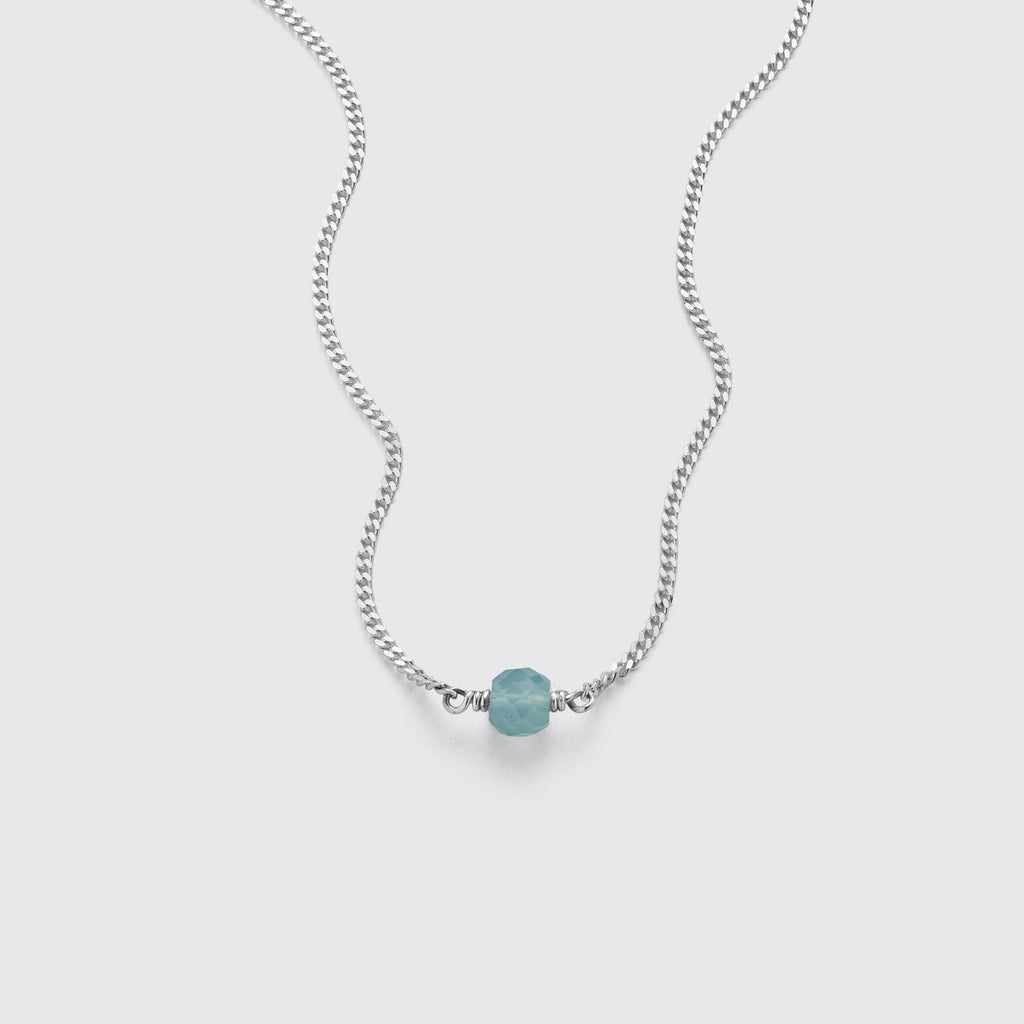 Kæde - Akvamarin