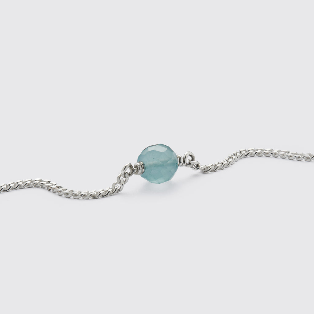 Kæde - Akvamarin