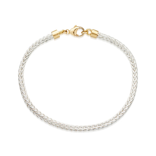 Armbånd med 18 kt guld lås